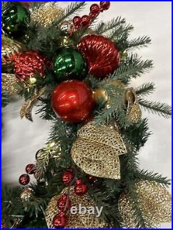 Balsam Hill Outdoor Merry & Bright 30 Christmas Wreath LED Clear $259 battery Balsam Hill Outdoor Merry & Bright 30 Christmas Wreath LED Clear $259 battery
