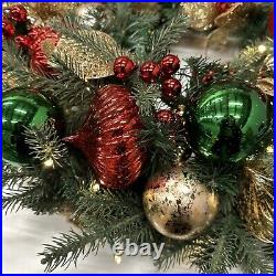 Balsam Hill Outdoor Merry & Bright 30 Christmas Wreath LED Clear $259 battery Balsam Hill Outdoor Merry & Bright 30 Christmas Wreath LED Clear $259 battery