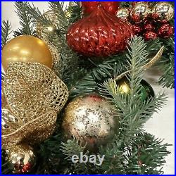 Balsam Hill Outdoor Merry & Bright 30 Christmas Wreath LED Clear $259 battery Balsam Hill Outdoor Merry & Bright 30 Christmas Wreath LED Clear $259 battery