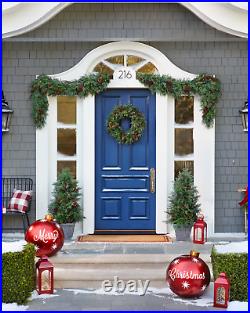 Balsam Hill Outdoor Winter Evergreen Foliage Garland LED Lights10 Ft 2-PACK Balsam Hill Outdoor Winter Evergreen Foliage Garland LED Lights10 Ft 2-PACK