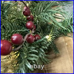 Balsam Hill Pine Peak 28 Wreath Open Box (Box damage/Broken Ornament) $199-Retu Balsam Hill Pine Peak 28 Wreath Open Box (Box damage/Broken Ornament) $199-Retu