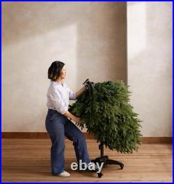 Balsam Hill Silverado Slim 9ft LED Christmas Tree with Clear Lights Flip Up Balsam Hill Silverado Slim 9ft LED Christmas Tree with Clear Lights Flip Up