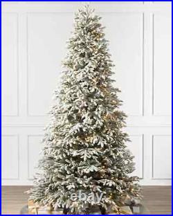Balsam Hill artificial christmas tree frosted fraser fir 6.5 foot defective led