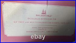 Balsam Hill durango douglas Fir 6.5 Foot multicolored Lights $949 EZ Plug OPEN