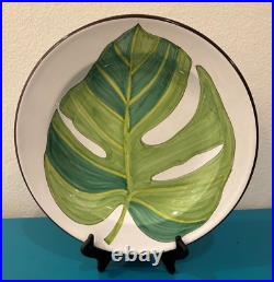 Banana Leaf by MARIPOSA Large Platter Plate Green Jilly Walsh Italy 15 RARE
