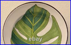 Banana Leaf by MARIPOSA Large Platter Plate Green Jilly Walsh Italy 15 RARE