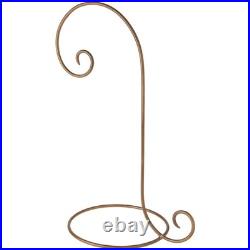 Bard's Gold-toned Wrought Iron Ornament Stand, 16 H x 7.5 W x 10 D