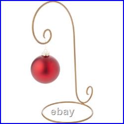 Bard's Gold-toned Wrought Iron Ornament Stand, 16 H x 7.5 W x 10 D