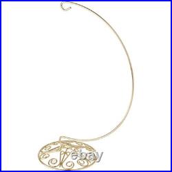 Bard's Ornate Gold-toned Ornament Stand, Large, 10.25 H x 4 W x 4 D