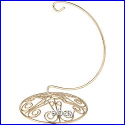 Bard's Ornate Gold-toned Ornament Stand, Small, 6 H x 4 W x 4 D