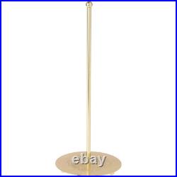 Bard's Tree Topper Etched Gold-toned Stand, 10 H x 4 W x 4 D