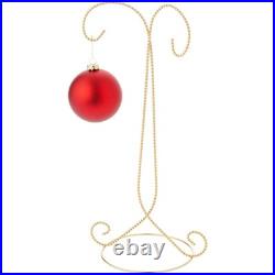 Bard's Twisted 2 Tier Gold-toned Ornament Stand, 14 H x 6.5 W x 5.25 D