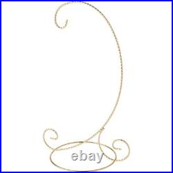 Bard's Twisted Gold-toned Ornament Stand, Large, 12.25 H x 5.5 W x 7.5 D