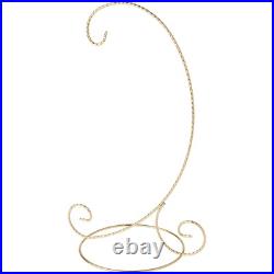 Bard's Twisted Gold-toned Ornament Stand, Large, 12.25 H x 5.5 W x 7.5 D