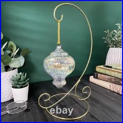 Bard's Twisted Gold-toned Ornament Stand, Large, 12.25 H x 5.5 W x 7.5 D