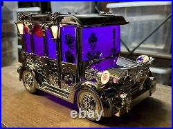 Bath & Body Works 10 Light-up Hearse Water Globe 3-wick Candle Holder Pedestal