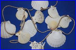 Beach Theme Holiday Decor Large Seashell Swag Garland, Handmade, 68 +, G-89 Beach Theme Holiday Decor Large Seashell Swag Garland, Handmade, 68 +, G-89