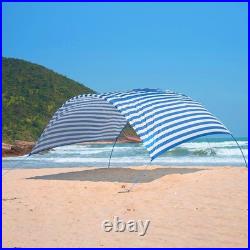 Beach Wind Shade Canopy, Shade Sun Shelter Tent for Beach, Backyard, Grasslan