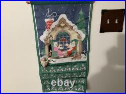 Beautiful vintage cloth advent calendar Beautiful vintage cloth advent calendar