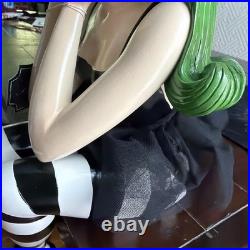 Bella Lux Sitting Witch With Green Hair & Black Cat 24 Large Halloween Decor #1