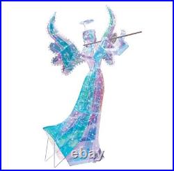 Berkley Jensen 62 Random Twinkle LED Prismatic Polygon Angel Sculpture