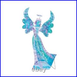 Berkley Jensen 62 Random Twinkle LED Prismatic Polygon Angel Sculpture