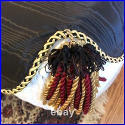 Bespoke Large Reversible Christmas Tree Skirt Leopard & Black, Tassels 67 x 67 Bespoke Large Reversible Christmas Tree Skirt Leopard & Black, Tassels 67 x 67