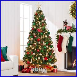 Best Choice Products 6ft Pre-Lit Spruce Artificial Holiday Christmas Tree