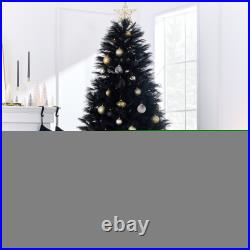 Best Choice Products Artificial Pampas Tree Foldable Metal Base Black