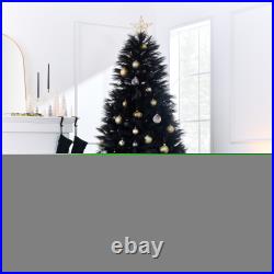 Best Choice Products Artificial Pampas Tree Foldable Metal Base Black