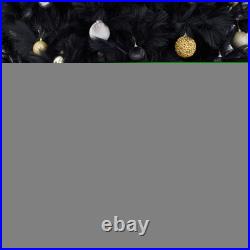 Best Choice Products Artificial Pampas Tree Foldable Metal Base Black