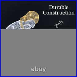Best Choice Products Lighted 2D Nativity Scene Décor Twinkling LED Lights