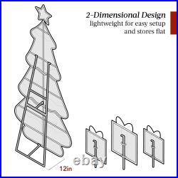 Best Choice Products Lighted 2D Tree Decor 170 LED Lights 3 Gift Boxes 6ft