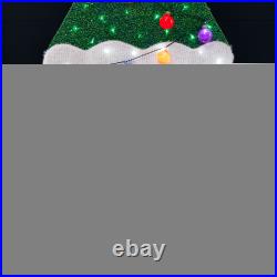 Best Choice Products Lighted 2D Tree Decor 170 LED Lights 3 Gift Boxes 6ft