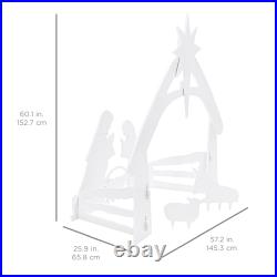 Best Choice Products Nativity Scene Yard Decoration Water Resistant PVC