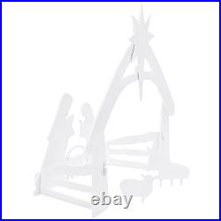 Best Choice Products Nativity Scene Yard Decoration Water Resistant PVC