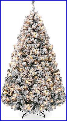 Best Choice Products Pre-Lit Artificial Christmas Snow Flocked Pine Tree 6ft Best Choice Products Pre-Lit Artificial Christmas Snow Flocked Pine Tree 6ft