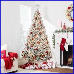 Best Choice Products Pre-Lit Artificial Christmas Snow Flocked Pine Tree 6ft Best Choice Products Pre-Lit Artificial Christmas Snow Flocked Pine Tree 6ft