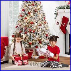 Best Choice Products Pre-Lit Artificial Christmas Snow Flocked Pine Tree 6ft Best Choice Products Pre-Lit Artificial Christmas Snow Flocked Pine Tree 6ft