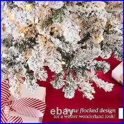 Best Choice Products Pre-Lit Artificial Christmas Snow Flocked Pine Tree 6ft Best Choice Products Pre-Lit Artificial Christmas Snow Flocked Pine Tree 6ft