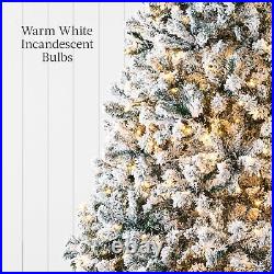 Best Choice Products Pre-Lit Artificial Christmas Snow Flocked Pine Tree 6ft Best Choice Products Pre-Lit Artificial Christmas Snow Flocked Pine Tree 6ft