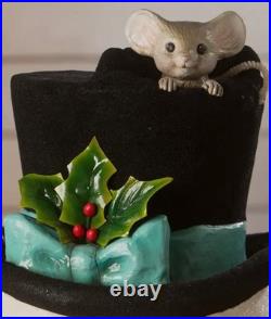 Bethany Lowe Christmas JOLLY SNOWMAN TOP HAT SURPRISE 14#TD2140 NEW