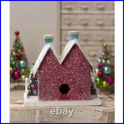 Bethany Lowe Christmas Putz Houses Reindeer and Snowman Kitschmas Cottages SET/2 Bethany Lowe Christmas Putz Houses Reindeer and Snowman Kitschmas Cottages SET/2
