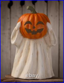 Bethany Lowe Halloween Ghost Jack O'Lantern-13.25''H