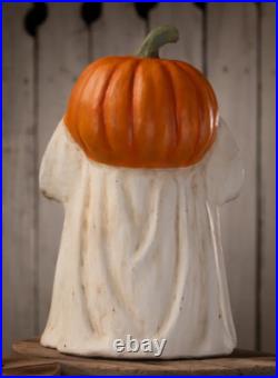 Bethany Lowe Halloween Ghost Jack O'Lantern-13.25''H