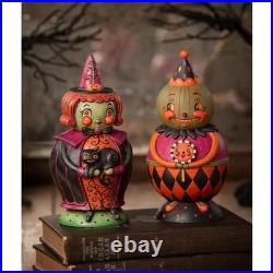 Bethany Lowe Halloween Jackie Green-O-Ween Spooks Jar JP4029