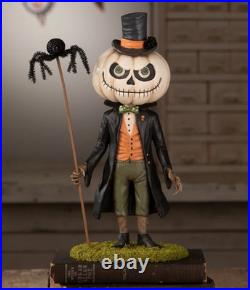 Bethany Lowe Halloween Mr. Gourdy's Night Out Figurine- 13''H-New for 2026