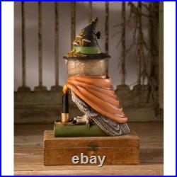 Bethany Lowe Halloween Woodsy Wizard Owl TD3133 Retiring