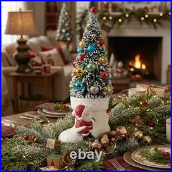 Bethany Lowe Santa Boot With Christmas Tree TL5378 Holiday Folk Art Figurine