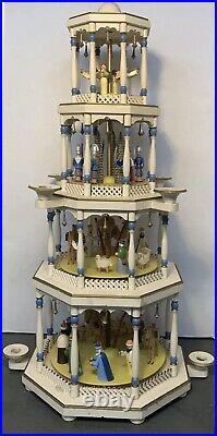 Birthday of Christ Table Pyramid Seiffen Folk Art Erzgebirgische Volkskuns